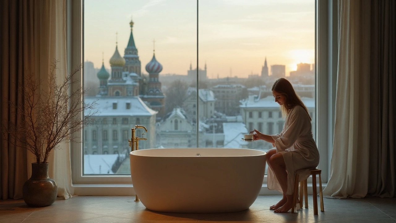 Ванны в моде 2024: тренды форм, материалов, цветов и функций